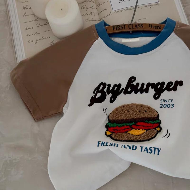 2026 Summer Cute Baby Cartoon Cotton Short-Sleeve T-Shirt for Kids