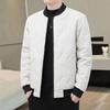 Men S Winter Thick Padded Cotton Coat Baseball Collar Casual