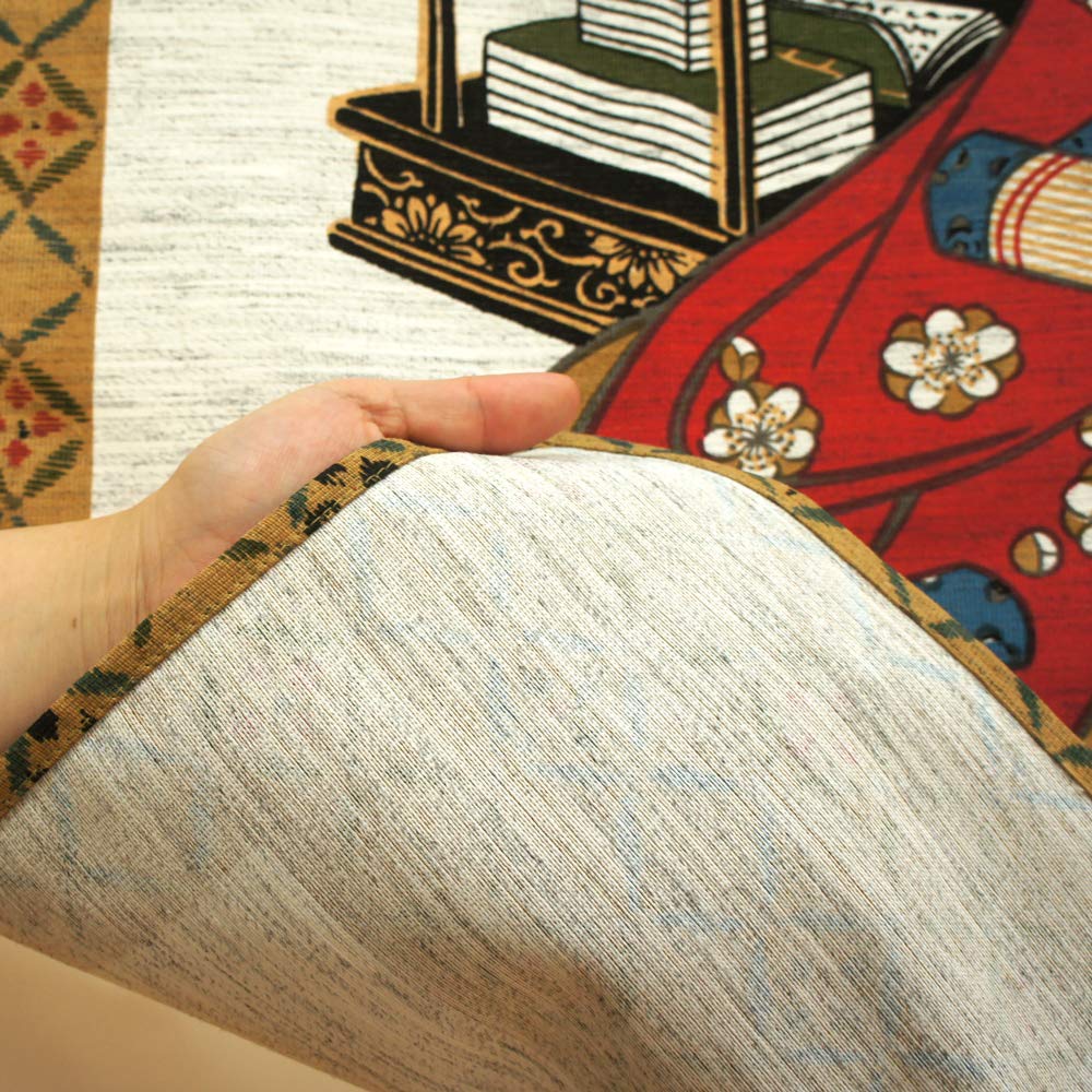 Noren Kobo Traditional 85cm Wide x 150cm Mohair 3027 Noren, Ukiyo-e Japanese-style Tapestry, Half-length Curtain, Design, Long, Fabric,