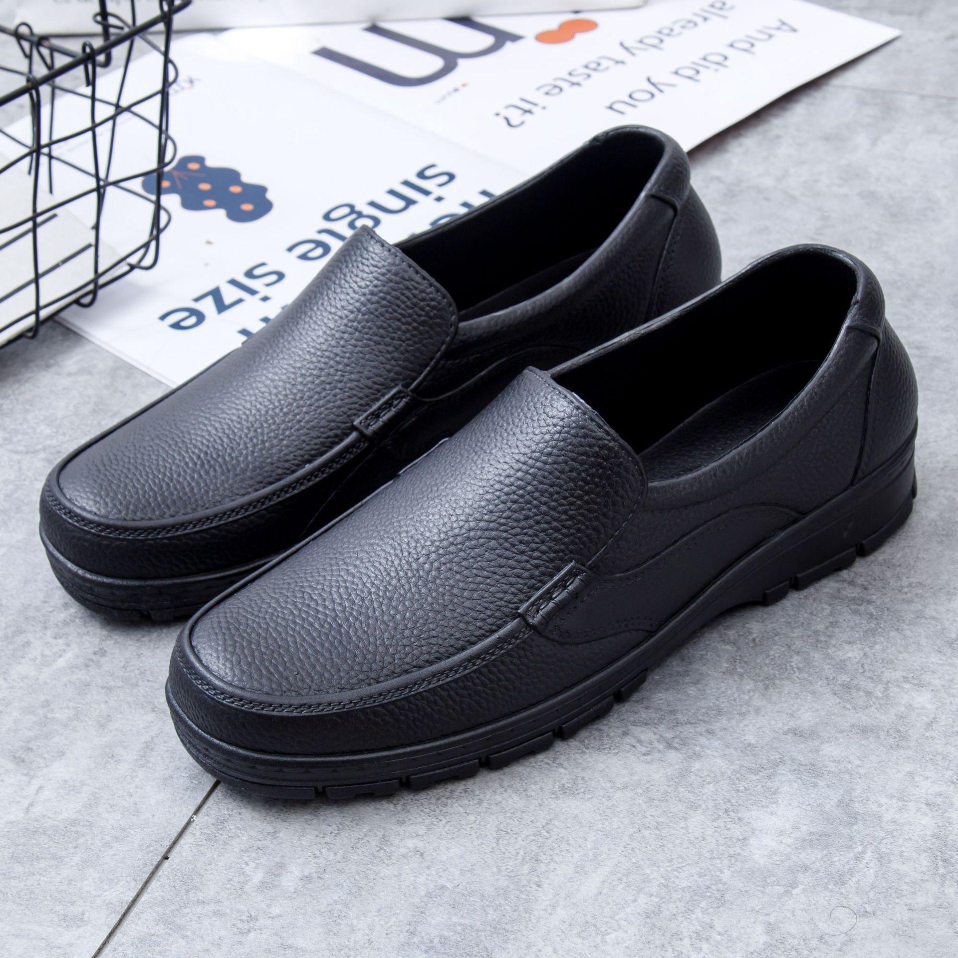 

PVC Unisex Rain Boots Men s Comfortable Work Rain Boots Kitchen Non-slip Waterproof Special Shoes Outdoor Fishing Boots 44 чёрный