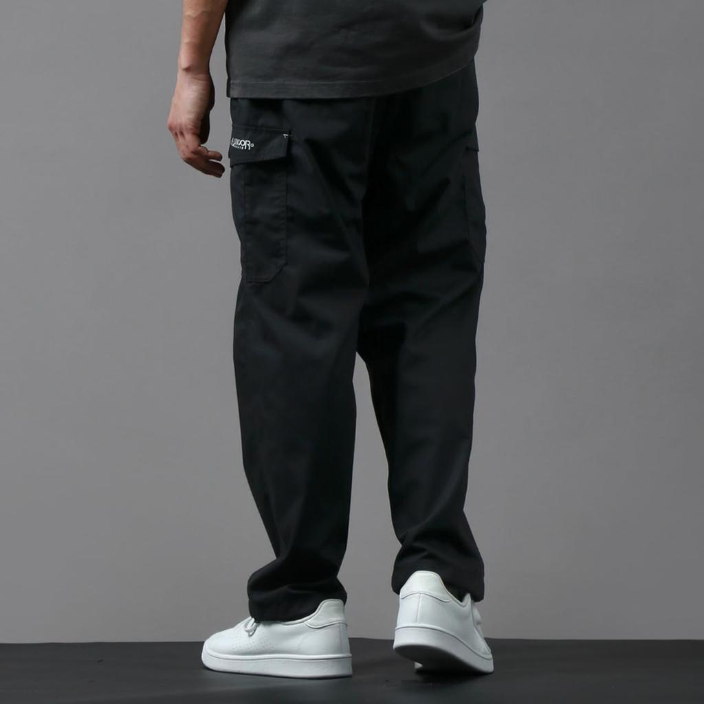 Outdoor Products Men's Cargo Pants, Mesh Lining, UV Protection, Quick-Drying, Easy-Drying, Loungewear, Black, Size M