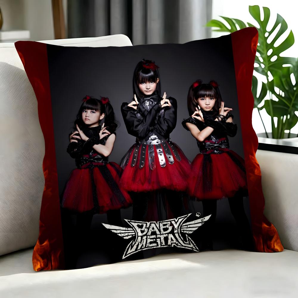 Band BBABYMETALed Cushion Cover Cushion Cover Set Pcs x x x Pillowcase Decorative Sofa Home Decor