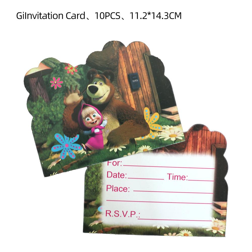 Mädchen und Bär Geburtstagsdekorationen Einweggeschirr Tischdecke Becher Teller Serviette Ballons Babyparty Kinder Partygeschenke