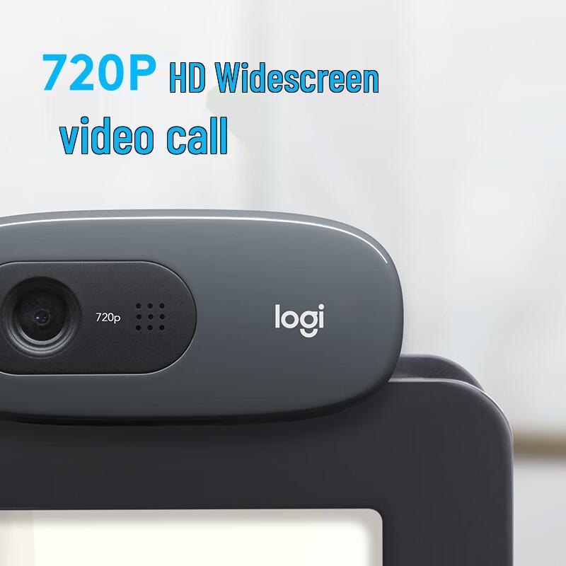 Logitech C270 HD Webcam with Microphone