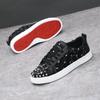 22 Summer New Breathable Willow-bound Diamond-encrusted Board Shoes Soft-soled Couple Casual Shoes Low-top Canvas Shoes
