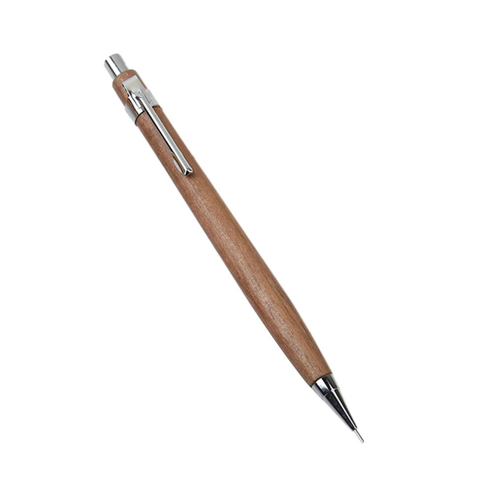 Wooden Automatic Pencil 0.5mm Propelling Pencil Durable Mechanical Pencil Gift 3