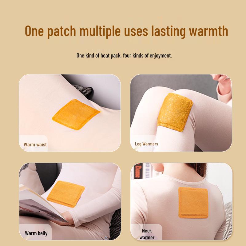 Vigor Self-Heating Patch - Warm Orange Compress for Stomach and Waist