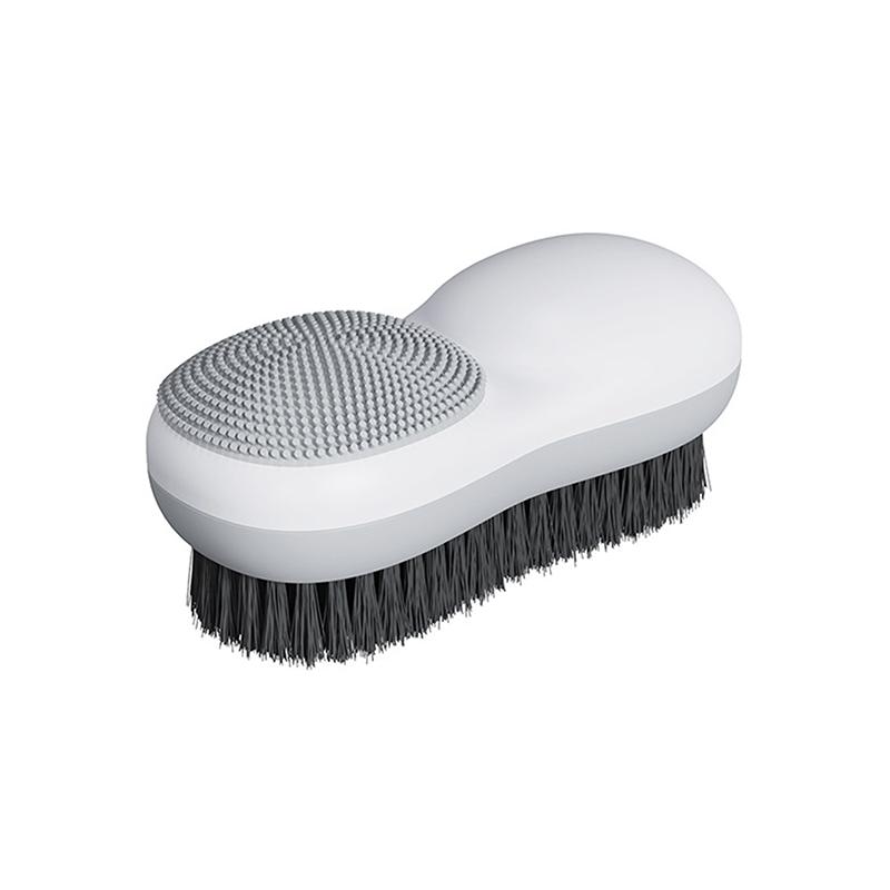 Creative Color Contrast Washing Brush Double-Sided Bristles Multi-Functional Soft Rubber Underwear Cleaning Brush