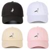 Pigeon Animal Pattern Cotton Baseball Hat With Curved Brim For Daily Use