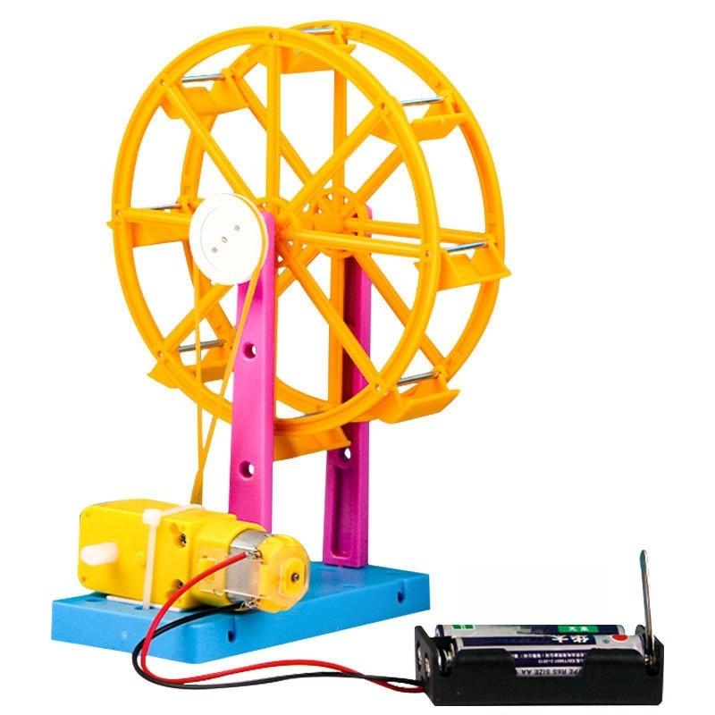 Science Experiment Ferris Wheel Kit With Electric Motor Child Educational Toy