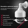 Dummy Security Camera Battery Operated Fake Camera Waterproof Rotatable Fake Security Camera