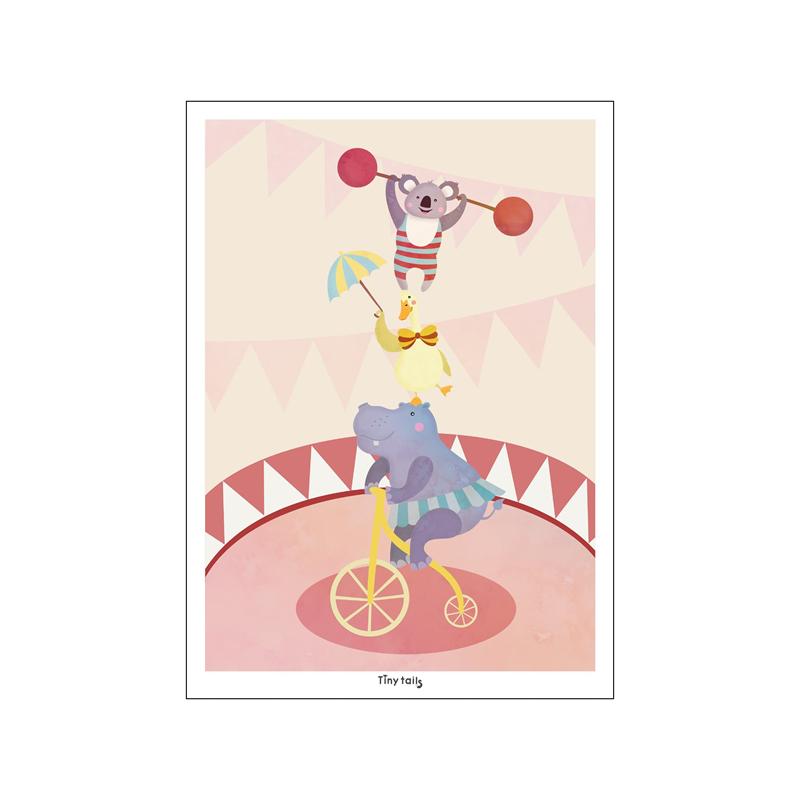 Pop Colorful Animals Poster Aesthetic Acrobatics Species Illustration Sketch Canvas Print Wall Art Home Decoration Room Decor