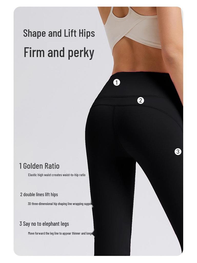 High Waist Fleece-Lined Wide Leg Yoga Pants - Tummy Control, Slimming, Warm for Autumn/Winter
