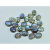 6X8-7X9MM Natural Multi Labradorite Oval Cabochon Loose Gemstone 22Pcs Lot C-1795