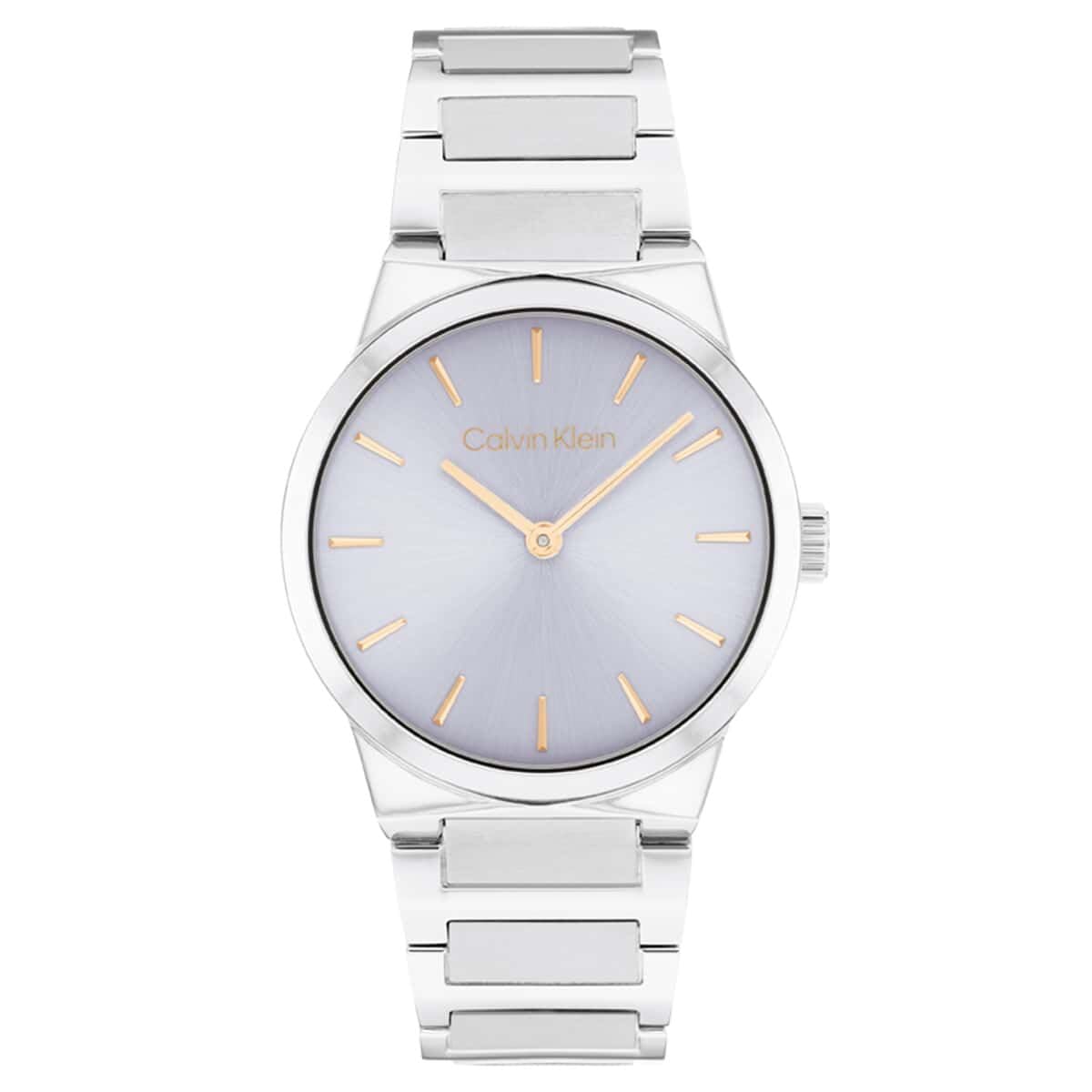 

Calvin Klein LINEAR ELEGANCE Gray Stainless Steel 25100079 Women s Watch, Dial, Strap, [Official Import] серый