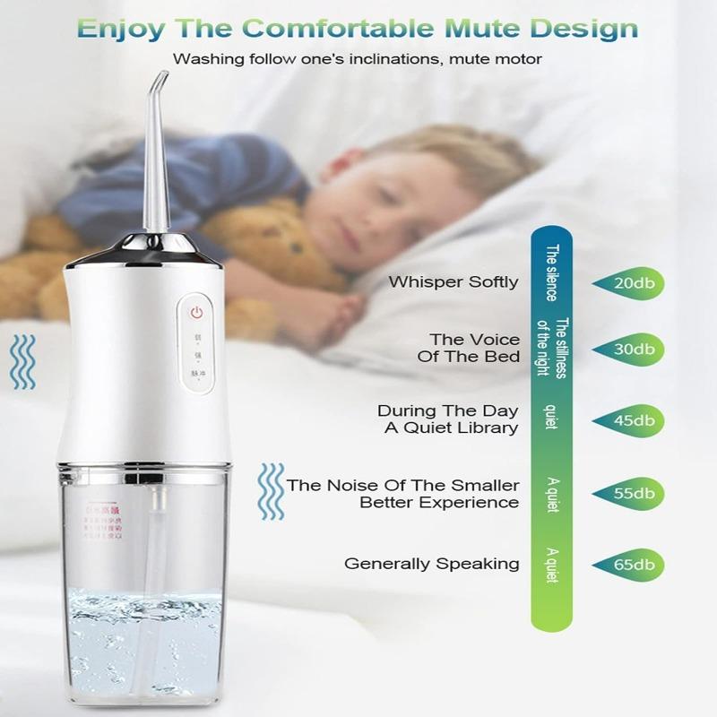 Portable Oral Irrigator USB Rechargeable Dental Floss Dispenser Electric Dental Spray Mouthwash Machine 3 Tooth Cleaning Modes