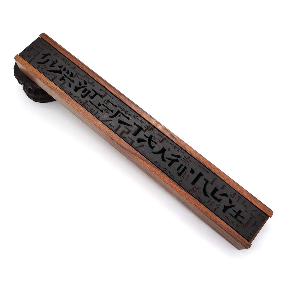 Incense Burner, Incense Holder, Incense Dishes with Lid, Horizontal Incense Burner with Non-flammable Cotton, Free Exquisite Incense Box Storage Bag,