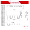10PCS 1x40Pin 2.54mm Pitch Single Row Female PCB Socket Board Male Pin Header Connector For Arduino