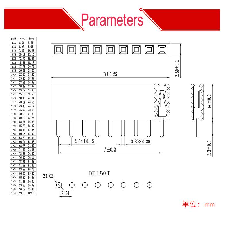 10PCS 1x40Pin 2.54mm Pitch Single Row Female PCB Socket Board Male Pin Header Connector For Arduino