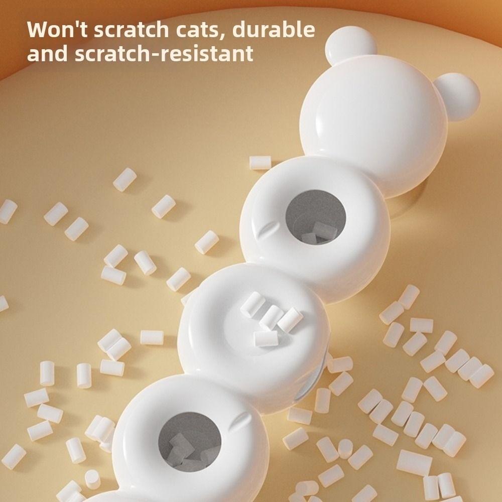 Rechargeable Intelligent Interactive Cat Toy Suction Cup Caterpillar Kitten Toys  Pet Supplies