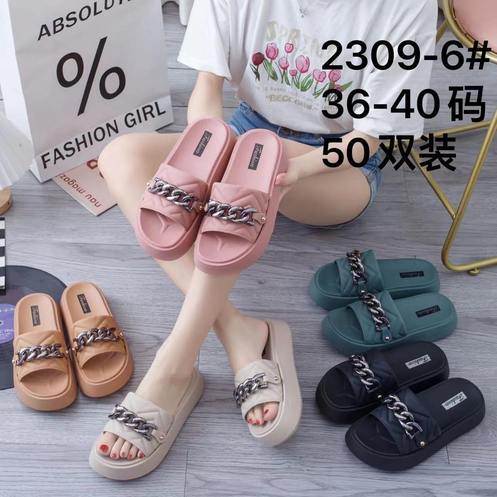 Slippers Women's 2025 Summer New Fashion Beach Slippers Flat Half Slippers Small Fragrant Cool Slippers Outer Wear