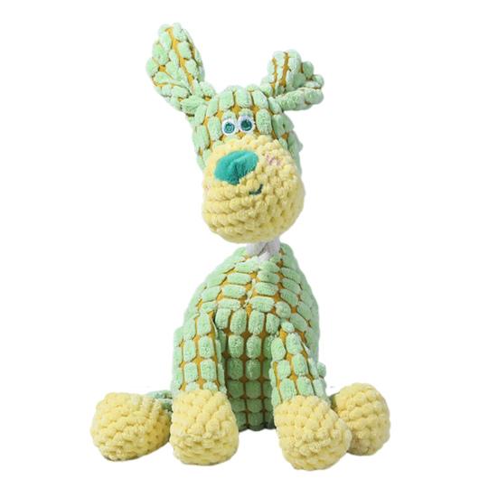 1/2Pcs Pet Sound Toy Dog Donkey Giraffe Shape Puppy Relief Toy Interactive Fun Teething Support Chew Entertainment Toy