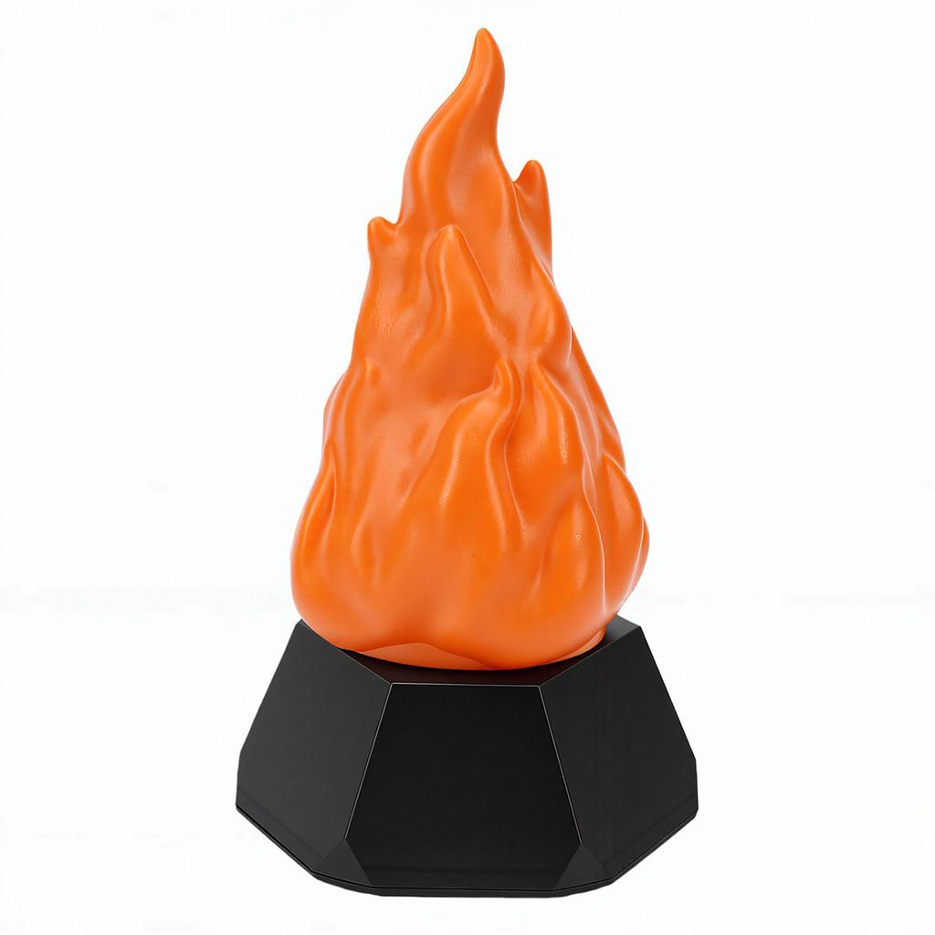 Fake Fire Lamp Rechargeable Lifelike Flickering Effect Portable Adjustable Lighting Multi Purposes Fake Fire Lamp