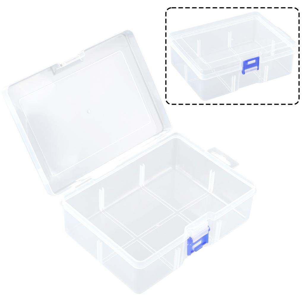 Container Storage Box Storage box Supply Transparent 16.5cm*12cm*5.8cm 1pc Accessories Case Earrings Necklaces