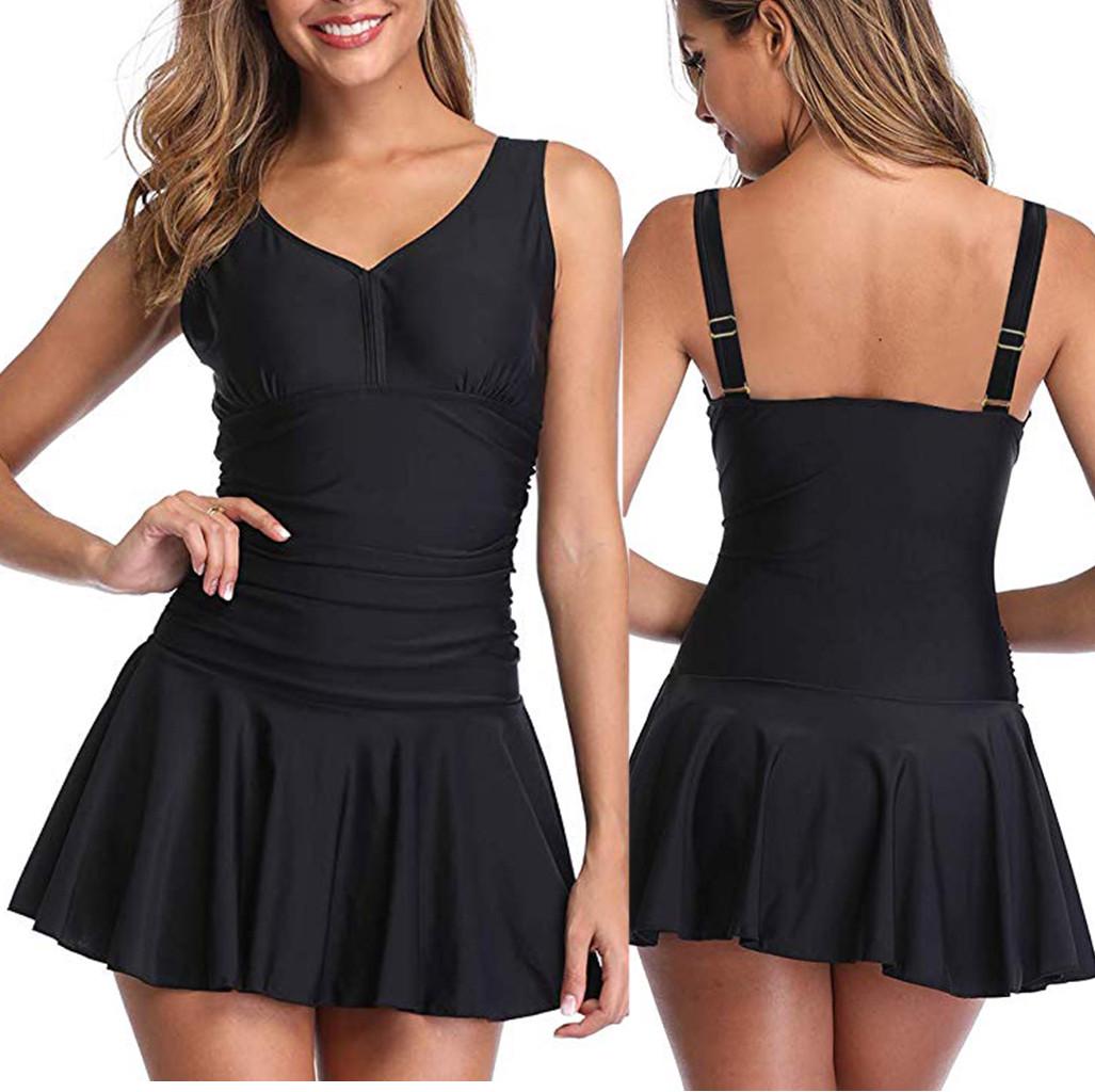 

Women s Plus Size Print Swimdress Swimsuit