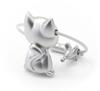 TROIKA Cat and Mouse Keychain, Cat + Mouse, Cat Goods, Key Ring, Accessory, Charm