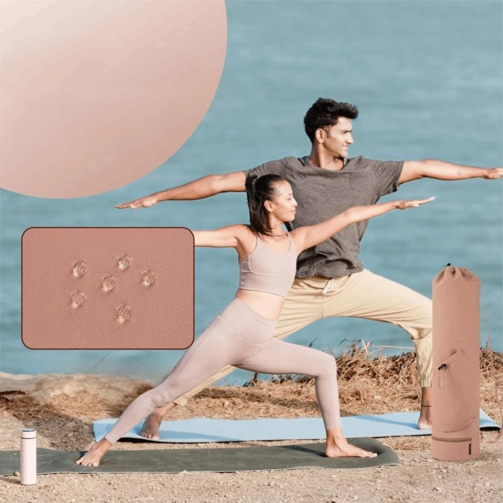 Nastavitelné ramenní popruhy Prodyšná sportovní taška Velkokapacitní taška na cvičení Úložná taška na podložky na jógu