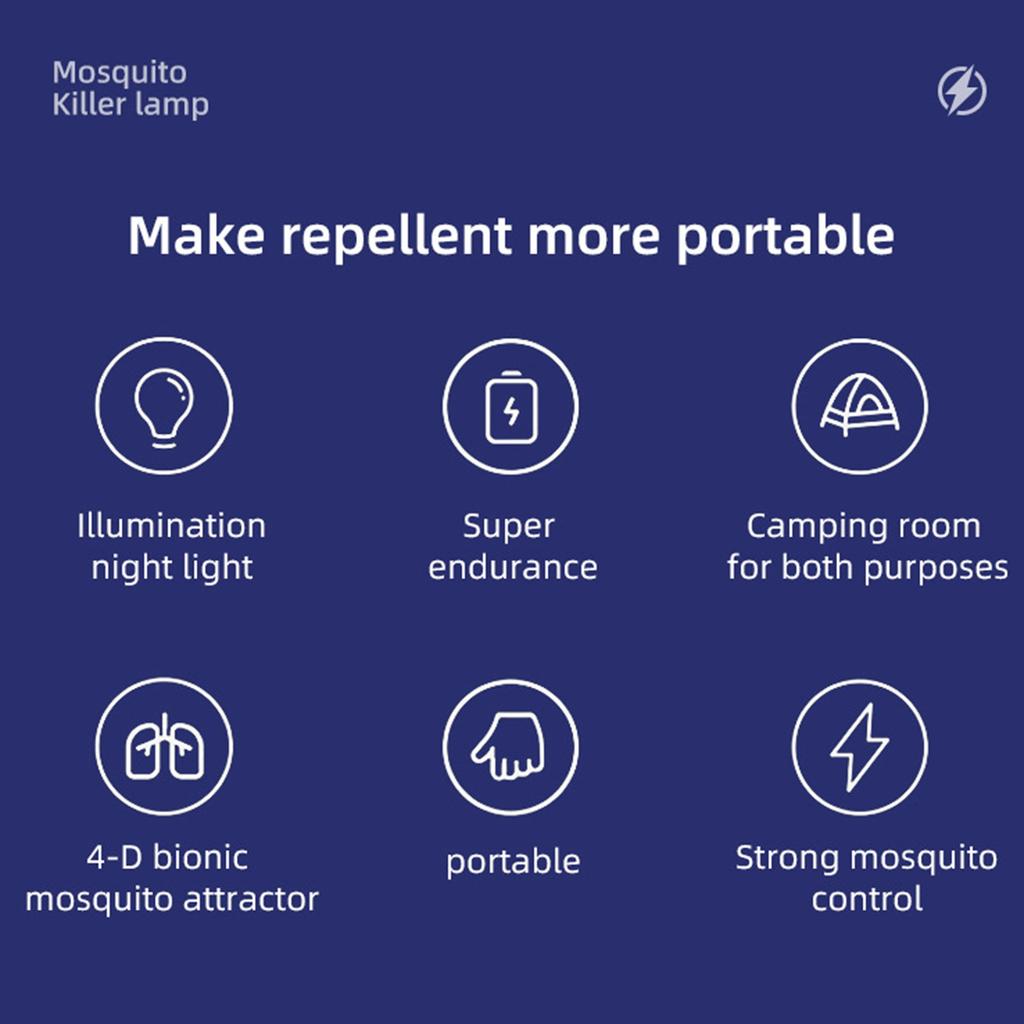 Usb Electric Fly Mosquito Insect LED Light Trap Lamp