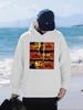 Three Golden Men Printing Man Hoodies Fleece Oversized Streetwear Pocket All-Match Pullover Multicolor Hip Hop Unisex Hoody