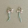 Sophiamor 106 drop Pearl Earrings