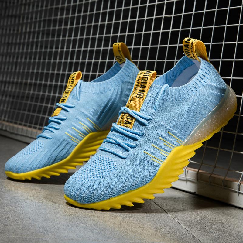 Sneakers new summer breathable mesh fly-woven coconut shoes new casual shoes 35