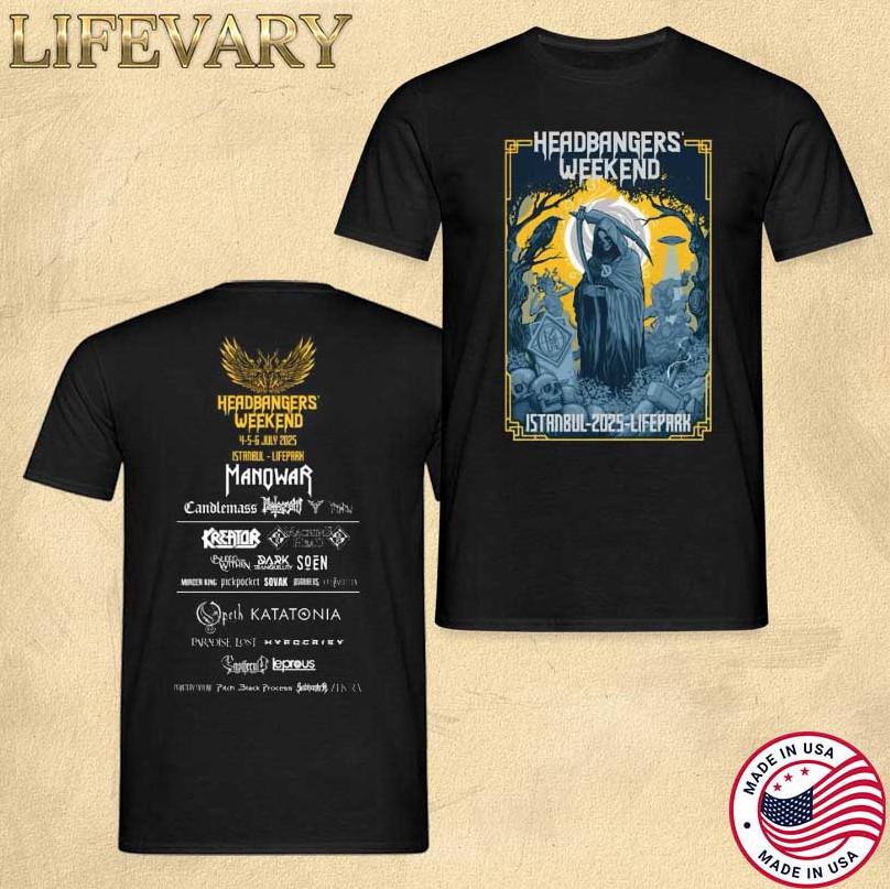Headbangers’ Weekend Istanbul 2025 Lifepark Official Limited Edition T-Shirt Unisex T-Shirt XXXXL