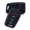 3 Button Silicone Remote Car Key Case Cover For Vw Passat B8 Skoda Kodiaq Superb A7 Car Keyless Fob Shell Holder Protector
