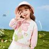 Beibeiyi Girls' Fleece-Lined Elf Print Sweatshirt