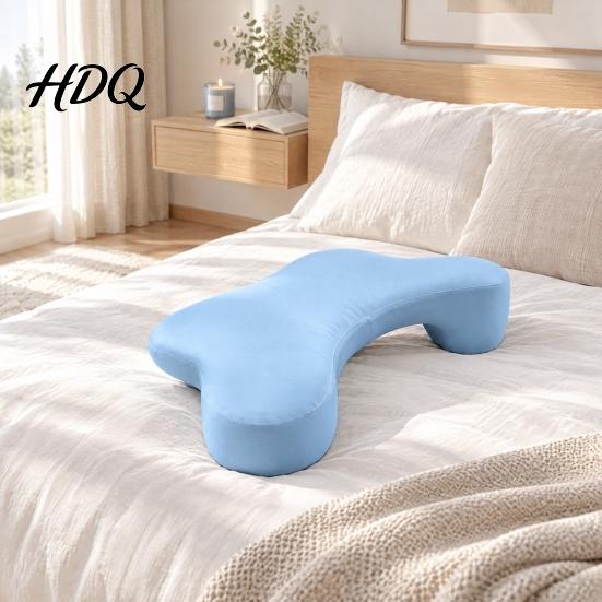 Ergonomic Bedding for Neck And Shoulder Support Side Sleeper Pillow with Arm Hole Memory Foam Cervical Pillow Comfortable Sleep Aid Adults High Loft