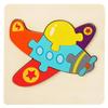 3D Wooden Animal & Vehicle Puzzle Blocks - Educational Hand-Grasp Board for Kids