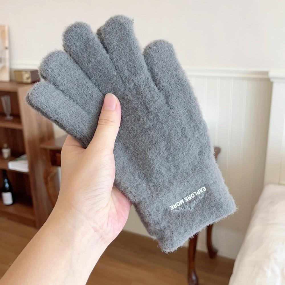 Cold Proof Warm Gloves Casual Mittens New Plush Gloves  Winter