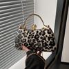 Exquisite Texture Small Bag Female New Chain Crossbody Bag Fashion Leopard Print Portable Dinner Bag Handbags AVE