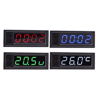 Automobile Car Clock Voltmeter Thermometer 3 In 1 Professional Direct Replaces High Performance Premium Multifunction Durable