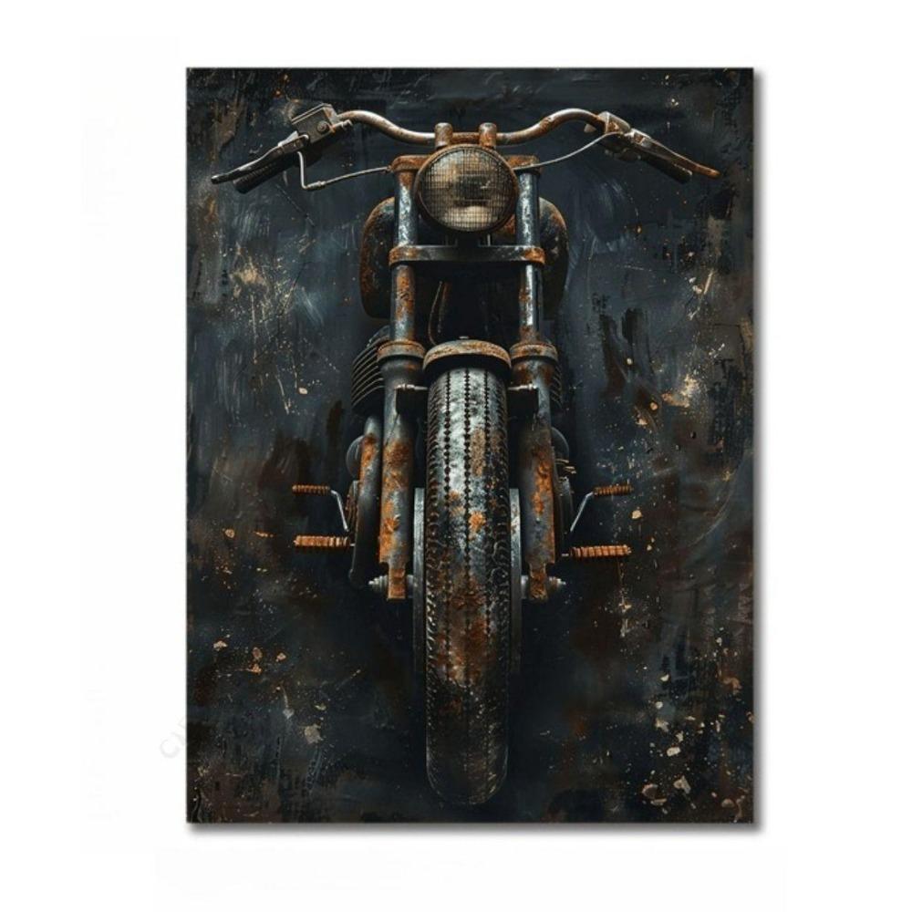 

Moto metal interior plaque in the garage in the bar on the wall 20x30cm
