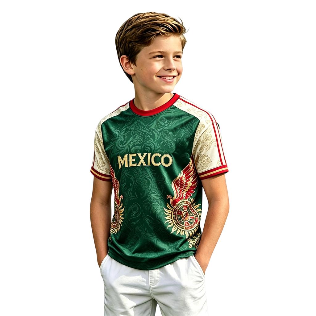 Boys Retro Soccer T-Shirt Vintage Football Tee for Kids Everyday Wear