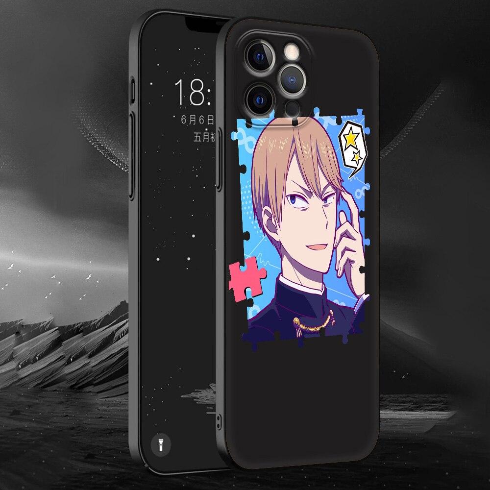 Kaguya Sama Love Is War Anime Phone Case For iPhone 11 12 13 14 Pro Max 7 8 Plus SE  X XR XS Luxury Shell Fujiwara Soft Cover