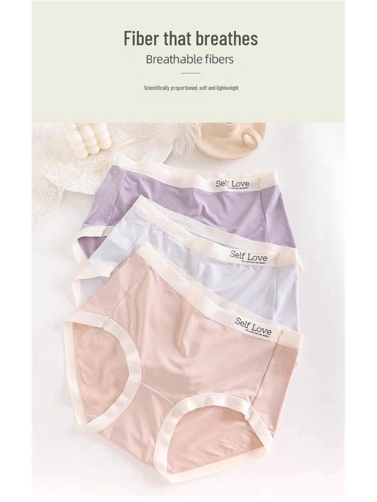 Triumph 14633 Women's Modal Mid-Rise Panties - Soft, Comfortable & Breathable with Stylish Lettered Waistband