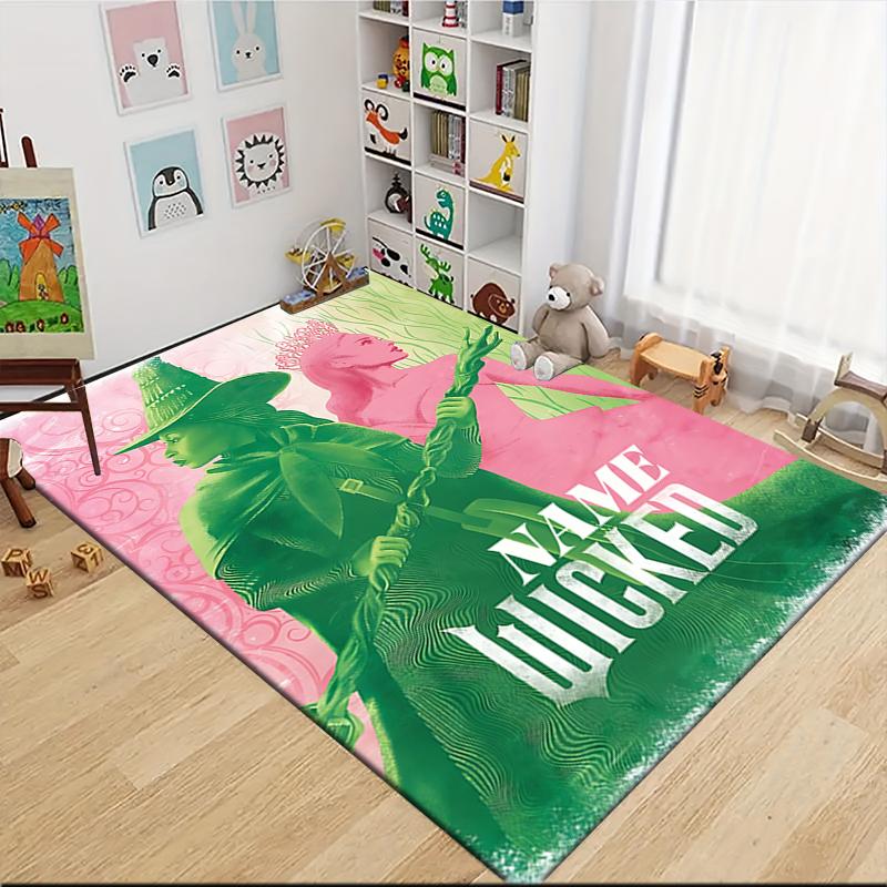 Custom Name "Magical Fantasy Dress" Carpet Rug Customizable Soft Washable Anti-Slip Home Living Room Sofa Mats Personalized Rug. 0909330