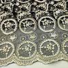 Water-soluble Lace Full Accessories, Polyester Silk Gold Thread Embroidery Fabric, Two-color Mesh Bottom Embroidery Cloth