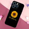 Piękne Żółte Słoneczniki Etui na Telefon Dla iPhone 17 Pro Max 17 Air 16E 13 12 Mini 14 15 Plus 11 16 Pro Max Tylna Pokrywa